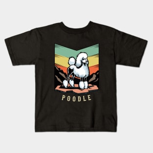 Poodle | Retro design for Dog Lovers Kids T-Shirt